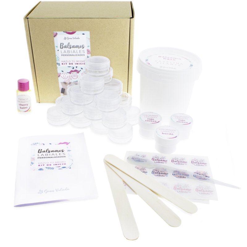 Aprende a hacer balsamo de labios casero con este completo kit de Gran Velada. Incluye materiales e instrucciones. Facil de hace