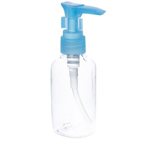 Garrafa 75ml dispensador cor azul