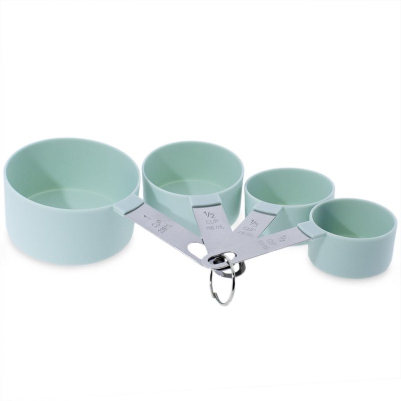Set medidor de 4 cazos de 59 ml a 236 ml en plástico y acero inoxidable. Utensilios de calidad. ¡Compra con envíos rápidos y mid