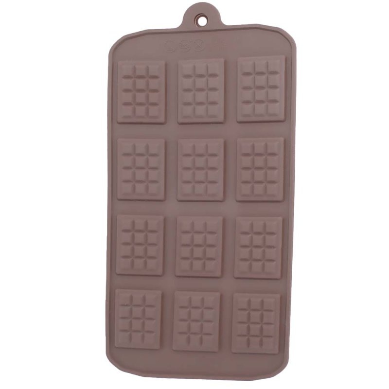 Moldes de silicona como este de 12 chocolatinas mini. Ideal para jabones y manualidades. Encuentra todo en Gran Velada con envío