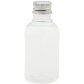 Frasco pet 50 ml tampa rosca aluminio por atacado