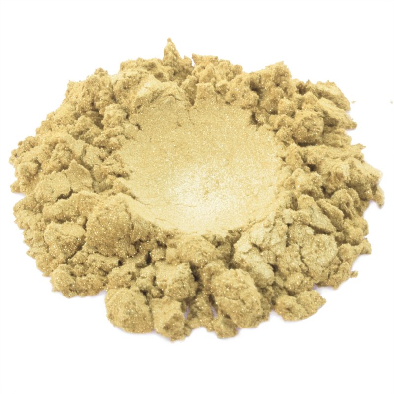 En Gran Velada puedes comprar micas para cosmética, como esta de color dorado. Dará brillo a tus creaciones. ¡Calidad y buen pre