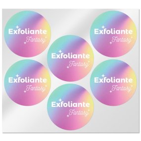 Pegatinas para exfoliante fantasy