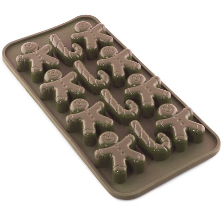 Molde de silicona navideño para galletas y bastones. Muy fácil de usar y con envío rápido. ¡Crea figuras festivas en casa! - Cóm