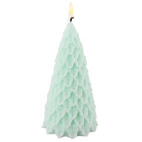 Molde árvore de natal com folhas