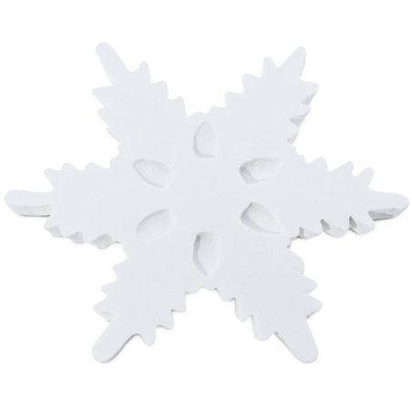 En Gran Velada puedes comprar moldes de silicona, como este copo de nieve para hacer posavasos. Amplio catálogo. ¡Fácil de usar!