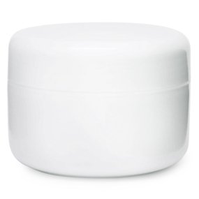 Tarro 100 ml plastico blanco por mayor