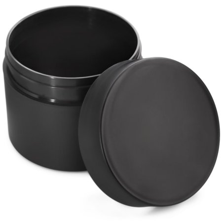 Descubre en Gran Velada envases para cosmética como este tarro negro de plástico de 100 ml. Ahorra y consigue calidad al mejor p