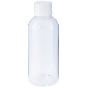 Garrafa PET 80 ml com rosca branca