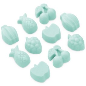 Molde silicone 10 mini frutas