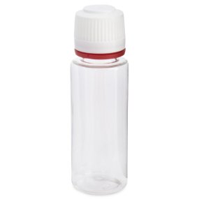 Frasco cilindrico PET de 30 ml com tampa conta gotas selada por atacado