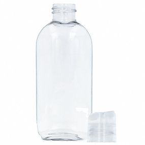 Botella 100 ml PET ovalada tapon dis-top