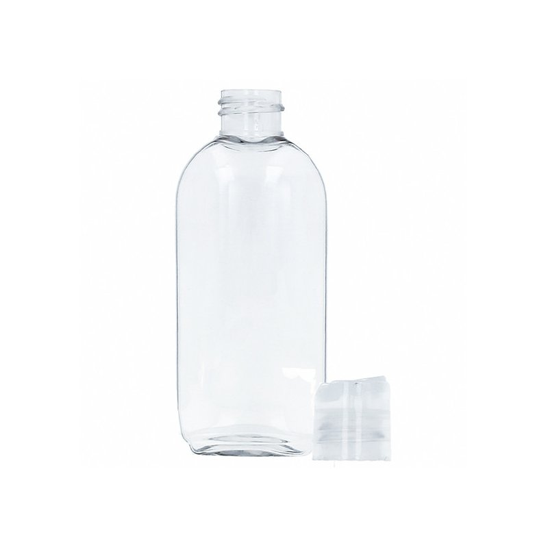 En Gran Velada puedes comprar envases para cosmética, como esta botella PET de 100 ml con tapón dis-top. Se puede reutilizar y r