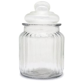 Frasco 300 ml de cristal para chuches