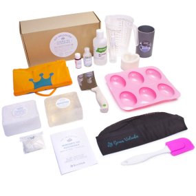Kit iniciacion jabones de glicerina. Bases de jabon + utensilios
