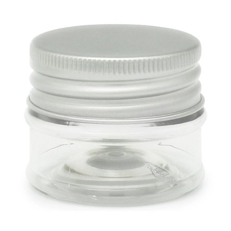 En Gran Velada puedes comprar envases al por mayor en formato ahorro, como este tarro transparente de 30 ml con tapa de aluminio