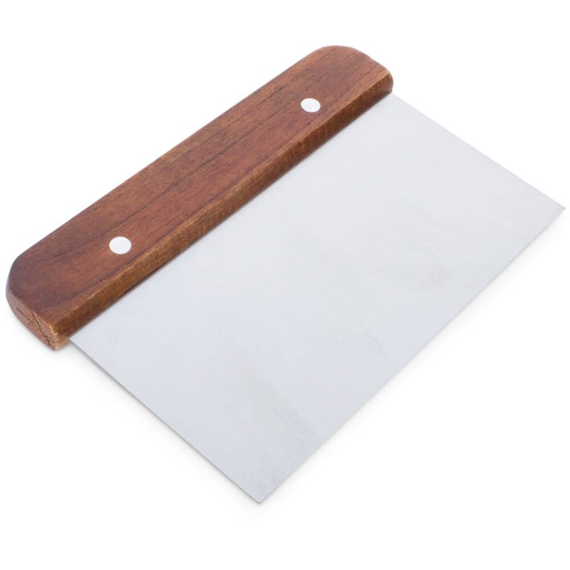 En Gran Velada puedes comprar cortadores de jabón artesanal, como este de metal liso con mango de madera. ¡Resistente y fácil de