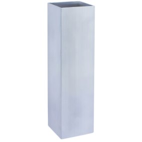 Molde de metal quadrado 4x4x15 cm para velas