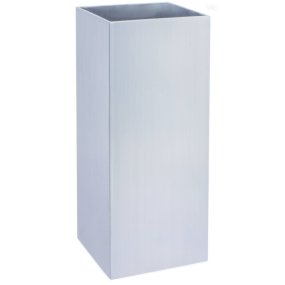Molde de metal quadrado 6x6x15 cm para velas