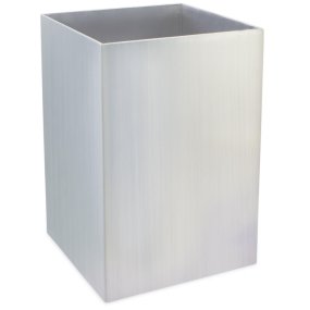 Molde de metal quadrado 8x8x15 cm para velas