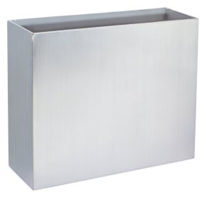 Moule rectangulaire 4x12x10 cm en métal pour bougies