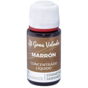 Colorant liquide concentré brun pour cosmétiques et savon
