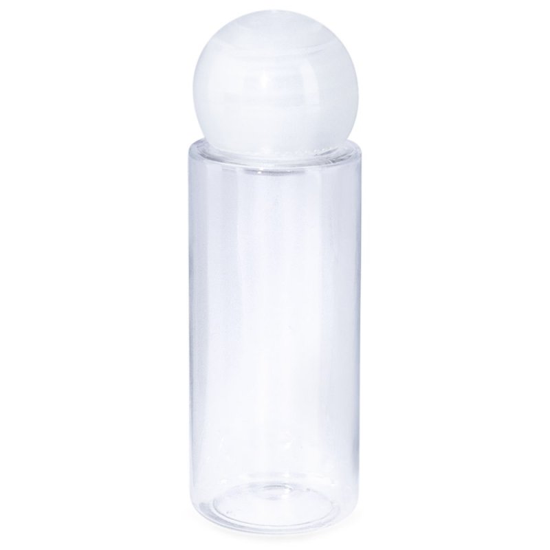 En Gran Velada puedes comprar envases al por mayor, como esta botella PET cilíndrica de 30 ml con tapón de bola blanca. ¡Calidad