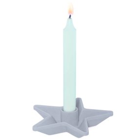 Molde estrela lustre porta-velas