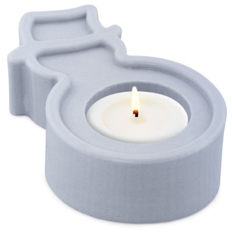 En Gran Velada puedes comprar moldes de silicona para hacer portavelas, como este en forma de muñeco de nieve. ¡Fácil de usar! E