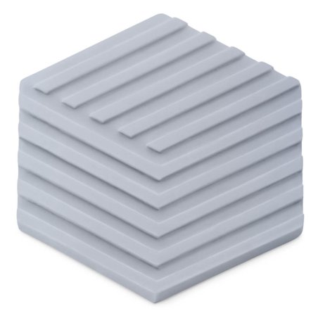En Gran Velada puedes comprar moldes de silicona, como este hexagonal rayado para hacer posavasos. Es de silicona, resistente y 