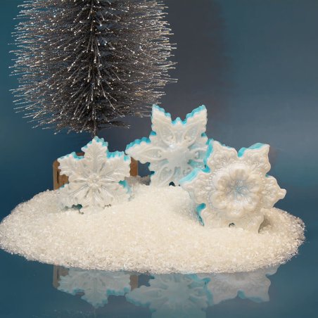 En Gran Velada puedes comprar molde estrella de hielo para manualidades. Es de silicona. Aprende como hacer estrellas de hielo c
