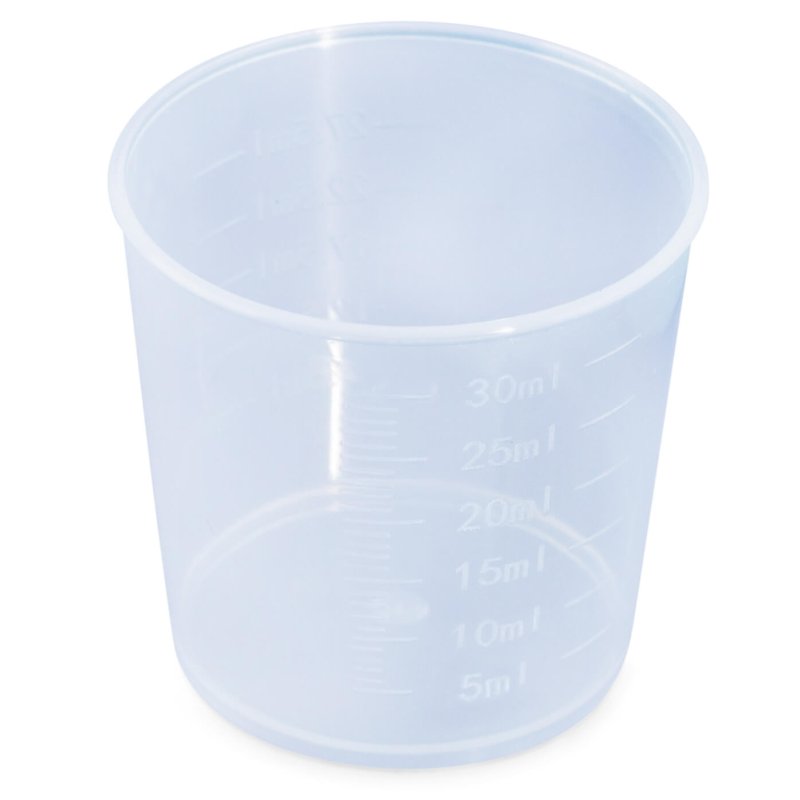 Descubre en Gran Velada el mini vaso medidor de plástico de 30 ml ideal para tus recetas DIY. ¡Alta calidad y envío rápido garan