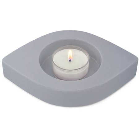 En Gran Velada puedes comprar moldes de silicona para hacer portavelas, como este geométrico en forma de ojo. ¡Fácil de usar! En