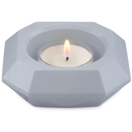 En Gran Velada puedes comprar moldes de silicona para hacer portavelas, como este cuadrado geométrico. ¡Resistente y fácil de us