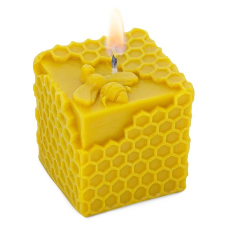 Moldes de silicona para velas, como este panal bajo cuadrado con abeja. Resistente y fácil de usar. ¡Compra con envíos rápidos y