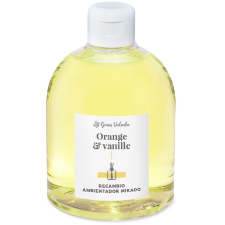 En Gran Velada puedes comprar recambios ambientador mikado, como este de naranja y vainilla. ¡Listos para mezclar y usar! Todos 