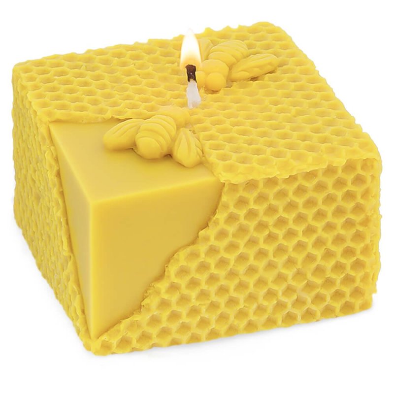 Descubre en Gran Velada moldes de silicona para hacer velas. Molde Panal con abejas, 8x8x5 cm: resistente y fácil de usar. ¡Enví