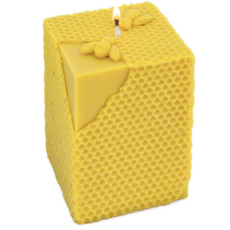 Moldes de silicona para velas, como este panal con abejas de 8x8x12 cm. Resistente y fácil de usar. ¡Compra ahora con envíos ráp