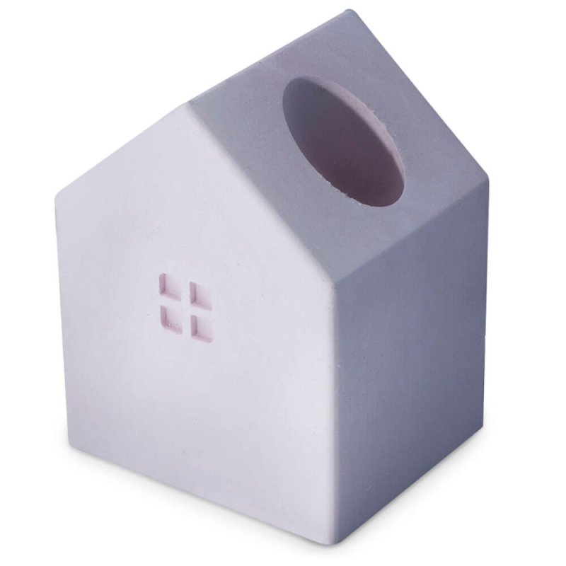 Descubre exclusivos moldes para elaborar portavelas DIY, como el adorable diseño en forma de casa mediana. ¡Alta calidad y preci