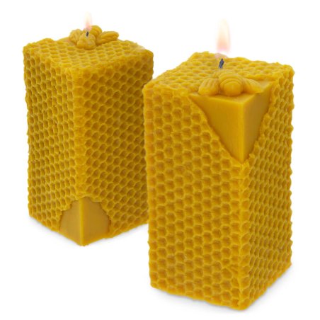 ¡Kit completo para hacer velas de cera de abeja! Todo lo que necesitas para crear tus propias velas siguiendo una receta especia