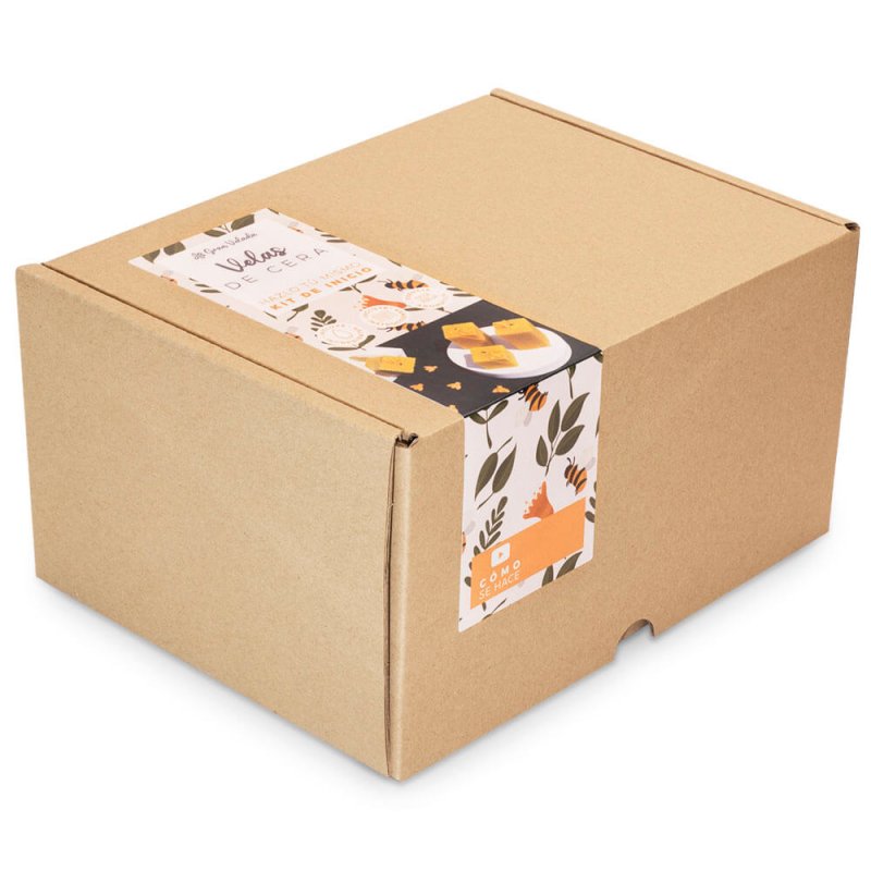 ¡Kit completo para hacer velas de cera de abeja! Todo lo que necesitas para crear tus propias velas siguiendo una receta especia