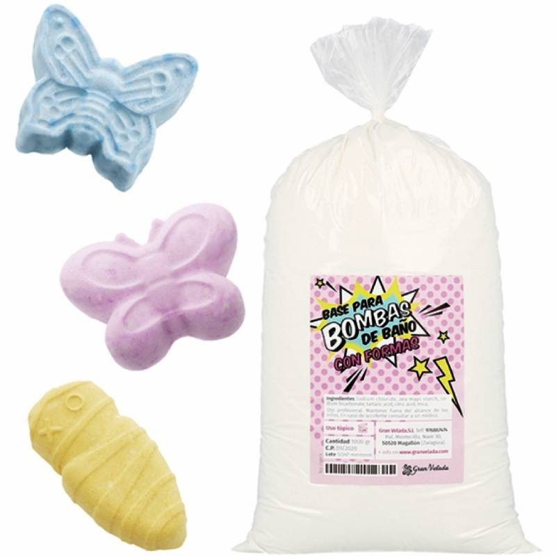 ¡Crea bombas de baño con formas únicas! Base original, fácil de usar y moldear para tus creaciones . ¡Envíos rápidos! ¡Mejor cal