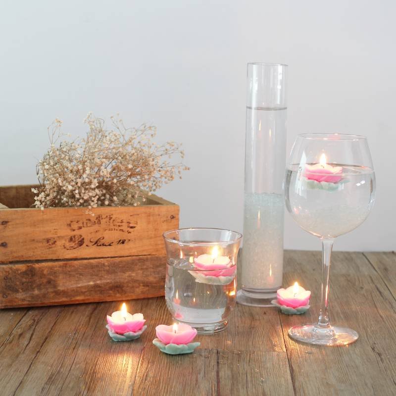 Descubre el completo kit para crear impresionantes velas flotantes de flores. Incluye materiales y guía de instrucciones. ¡Envío