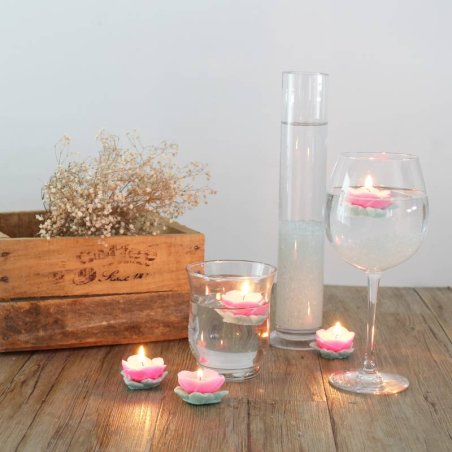 Descubre el completo kit para crear impresionantes velas flotantes de flores. Incluye materiales y guía de instrucciones. ¡Envío