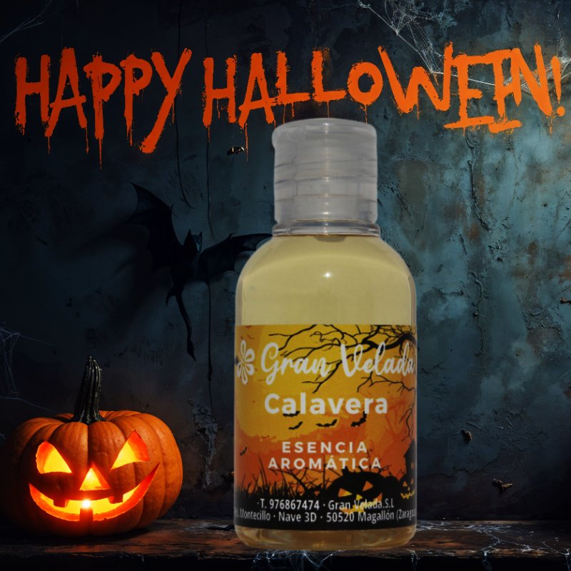 Compra esencia aromática Calavera en Gran Velada. Ideal para jabones, velas y cosméticos. ¡Perfecta para fragancias amaderadas d