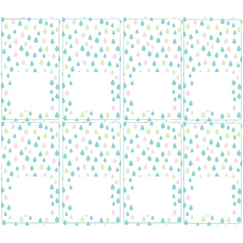 Consigue pegatinas para packaging únicas en Gran Velada: modelo rectangular con detalles de colores. ¡Enví­os rápidos y diseños 