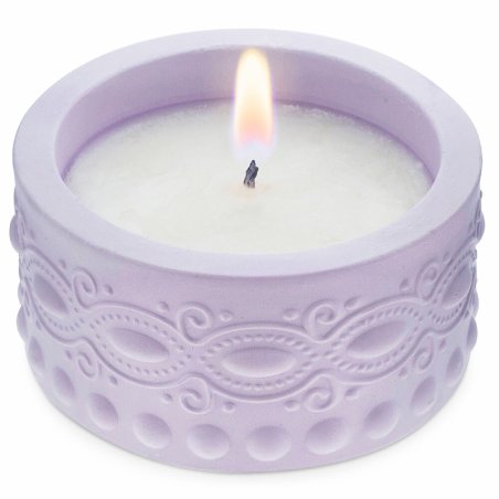 En Gran Velada puedes comprar moldes de silicona para hacer recipientes para velas, como este Regal con tapa. ¡Resistente y fáci