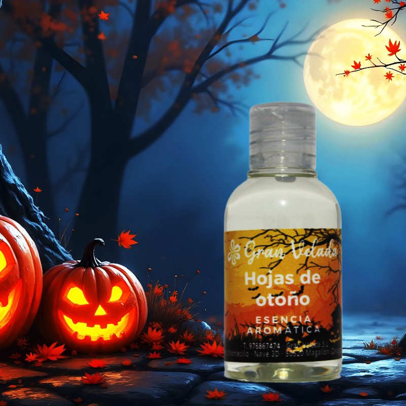 Compra esencia aromática Hojas de Otoño en Gran Velada. Ideal para jabones, velas y cosméticos. ¡Perfecta para capturar la fresc