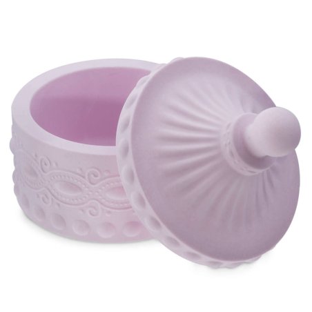 En Gran Velada puedes comprar moldes de silicona para hacer recipientes para velas, como este Regal con tapa. ¡Resistente y fáci