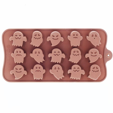 Descubre el molde de fantasmas para Halloween en Gran Velada. Perfecto para hacer jabones y manualidades creativas. ¡Compra ahor